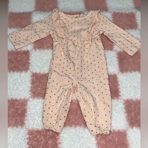 Polka Dot Longsleeve Romper